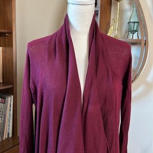Gorgeous Deep Red Angular Sweater!